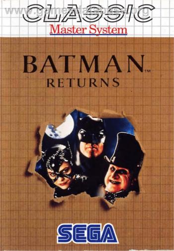 Cover Batman Returns for Master System II